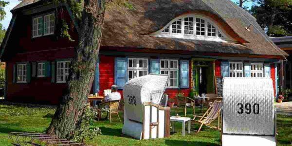 Ein eigener Strandkorb im Garten!