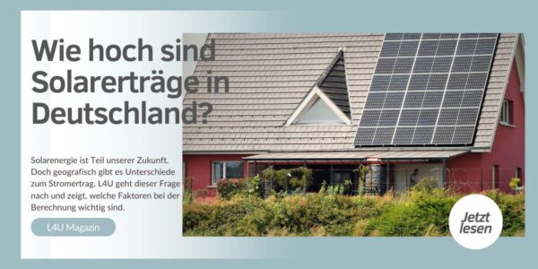 So gesehen: Stromausbeute von PV-Anlagen in ganz Deutschland 