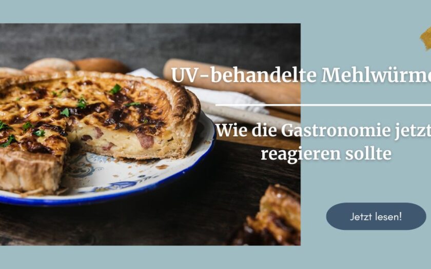 uv-behandelte mehlwuermer, gastronomie